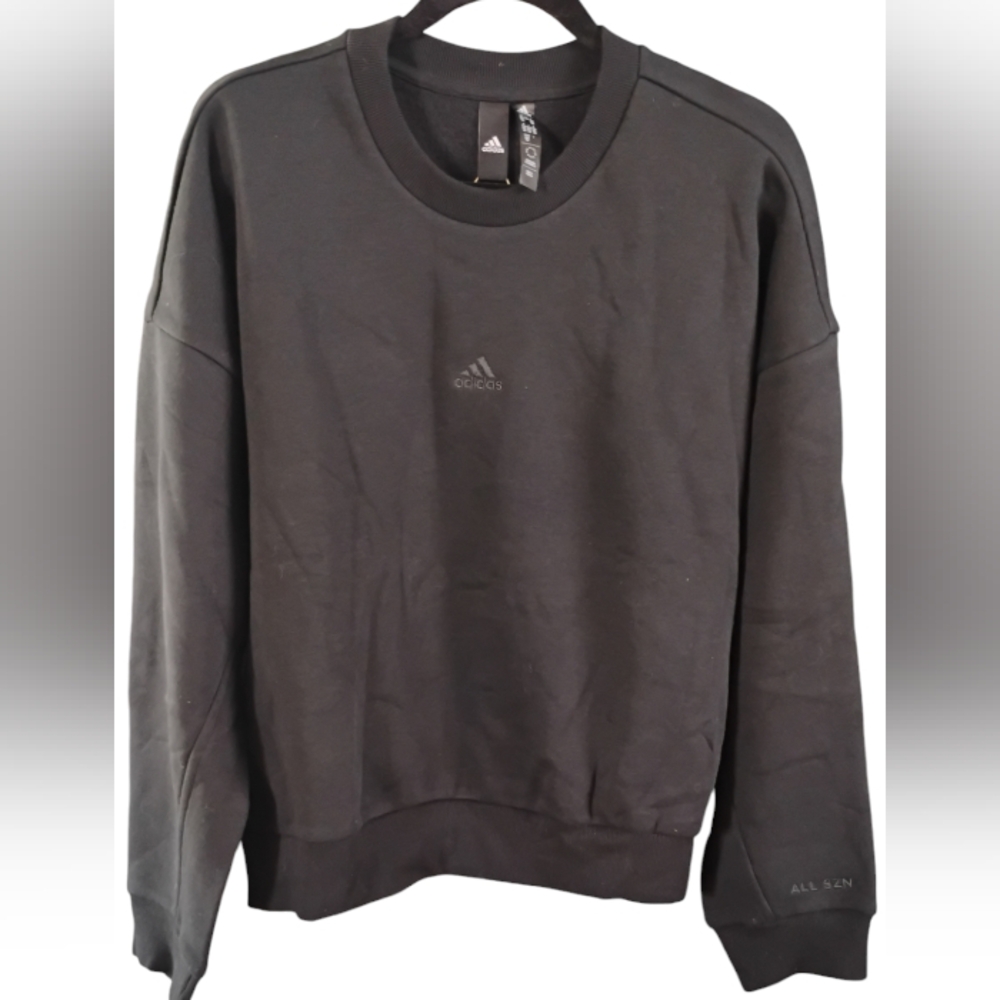 NWT Black Cropped ADIDAS Sweatshirt